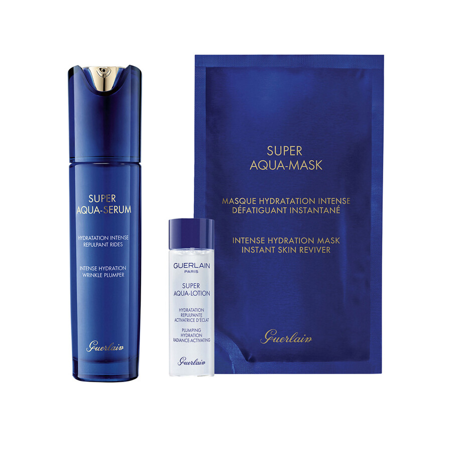 Guerlain Super Aqua- Serum /  Set (u) In Blue