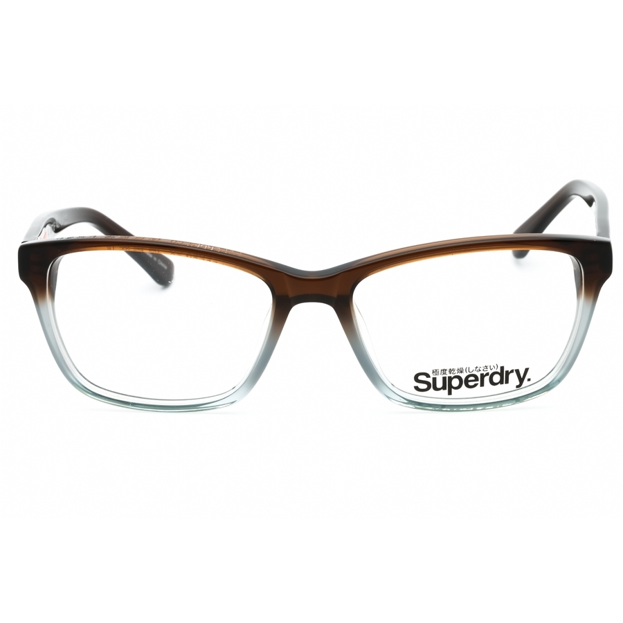 Superdry Ladies Brown Rectangular Eyeglass Frames Sdoleigh