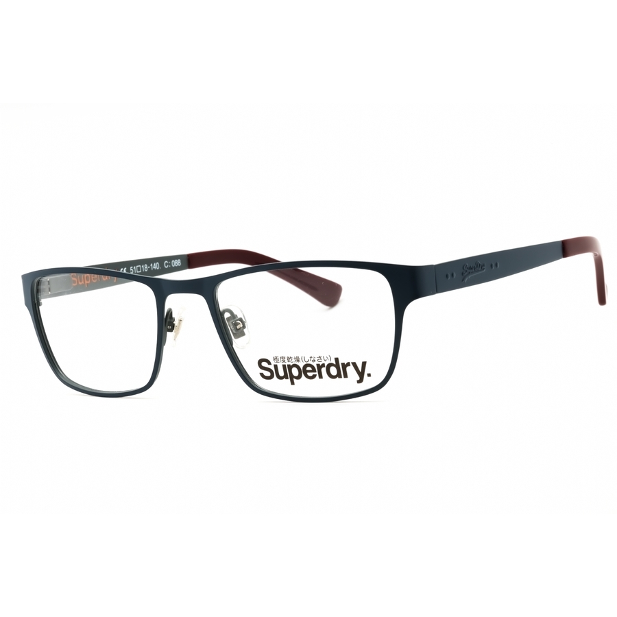 Superdry Men's Blue Rectangular Eyeglass Frames Sdocedar