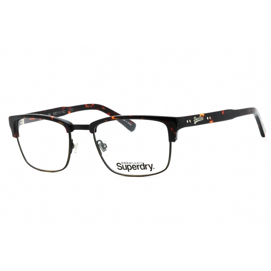 Superdry Men's Brown Rectangular Eyeglass Frames Sdobuddy
