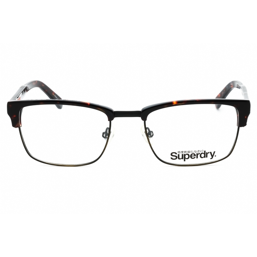 Superdry Men's Brown Rectangular Eyeglass Frames Sdobuddy