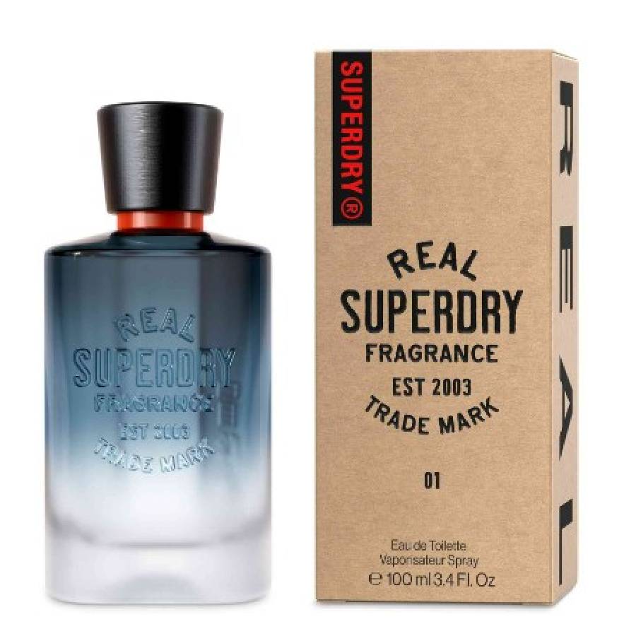 Superdry Men's Real Superdry 01 EDT Spray 3.4 oz Fragrances