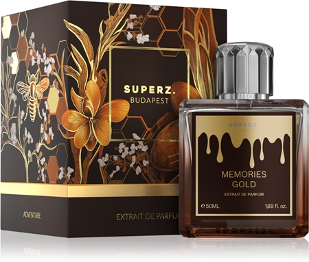 香水(ユニセックス) SUPERZ BUDAPEST MEMORIES GOLD 50ml Superz. Unisex Memories Gold Extrait de Parfum Spray 1.7 oz