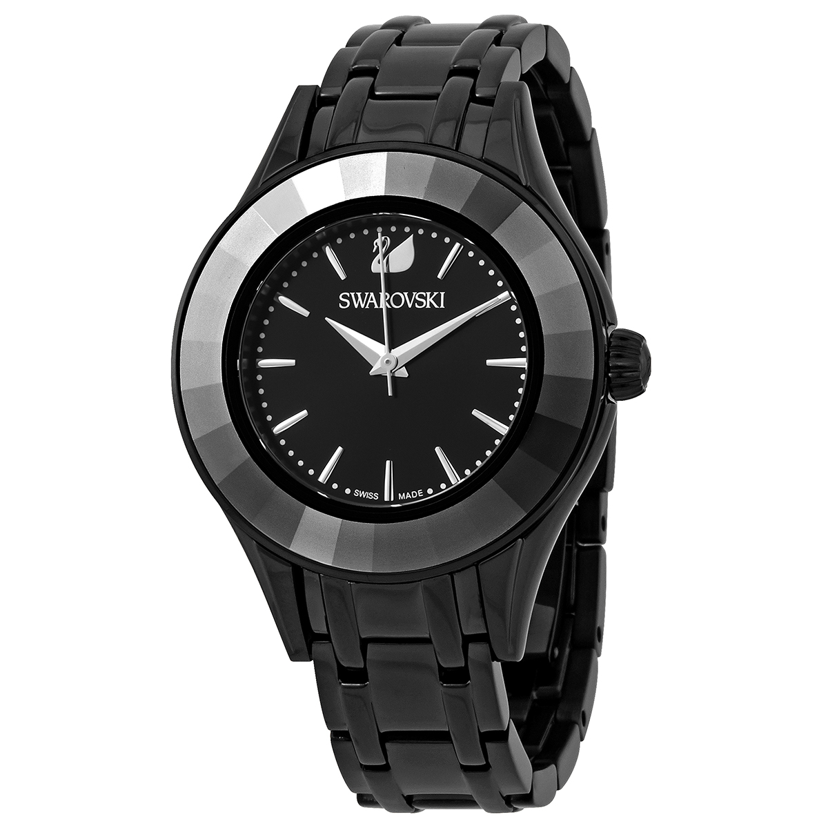 Swarovski Alegria Quartz Black Dial Ladies Watch 5188824 768549912320 