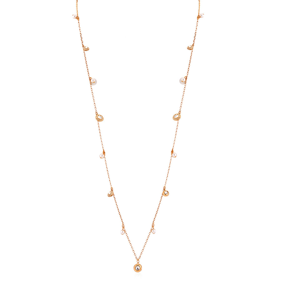 Swarovski An Angelic Strandage Necklace In Gold