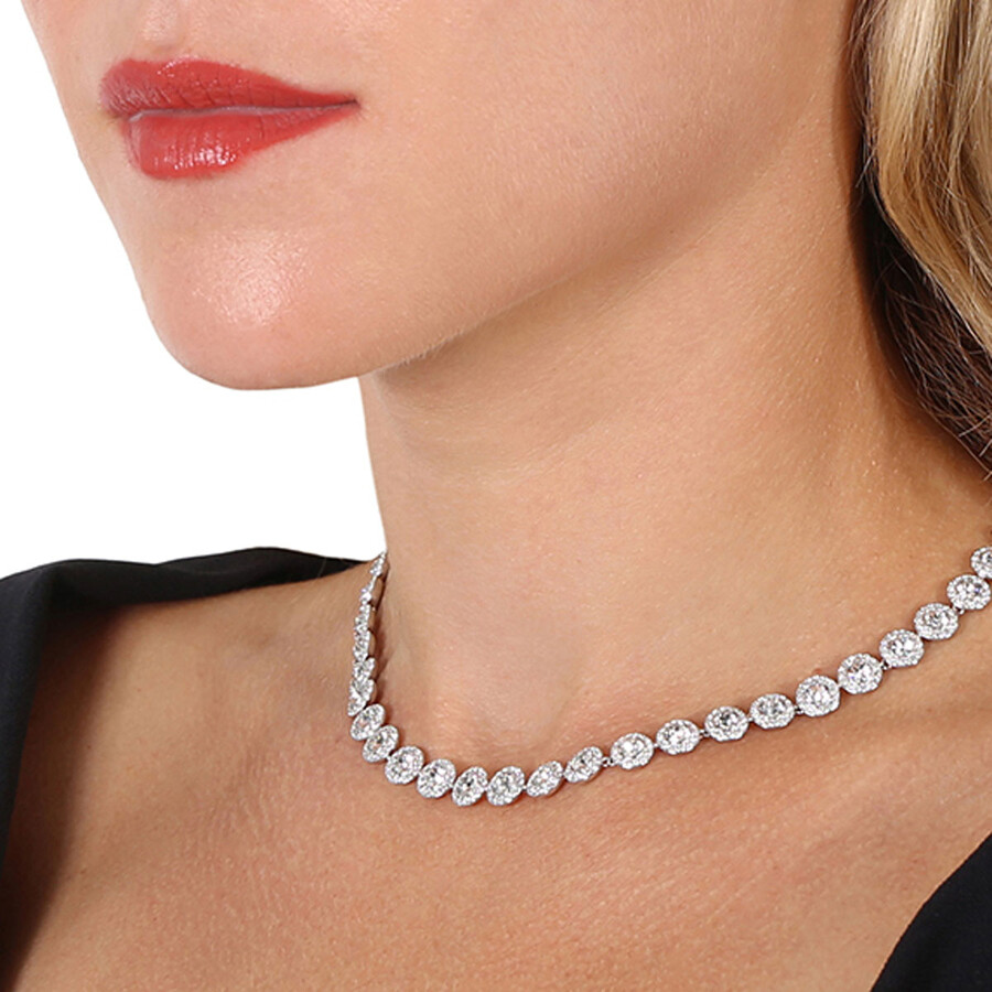Swarovski Angelic All-around Necklace 5117703 In Silver Tone