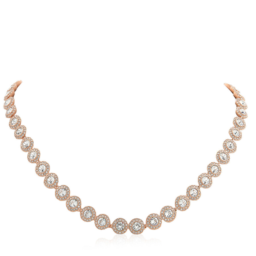 Swarovski Angelic Necklace Rose Gold-Tone Plated 5367845