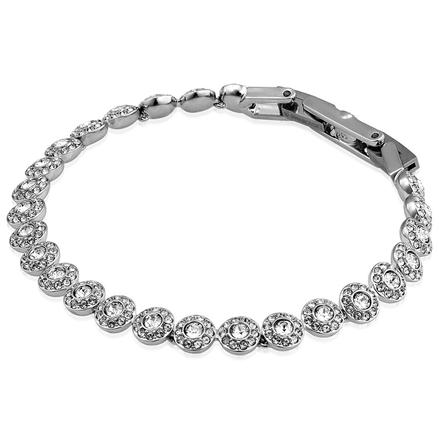 Swarovski Angelic Rhodium- Plated Bracelet In Silver Tone