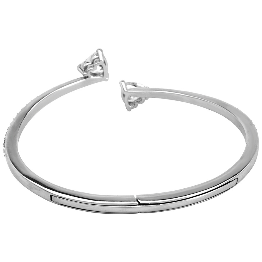 Swarovski Attract Soul Heart Bangle In White