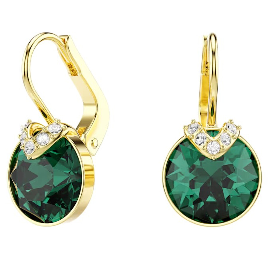 Swarovski Bella V Gold-tone Plated Drop Earrings In Gold