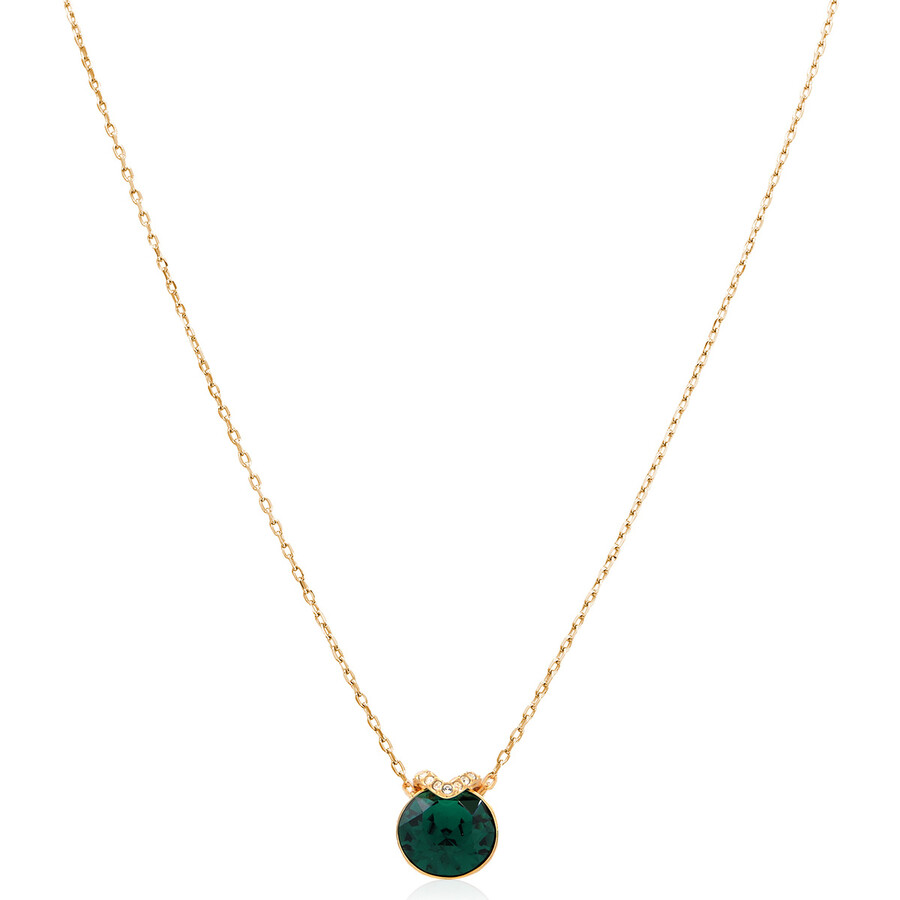 Swarovski Bella Gold-tone Plated V Pendant Necklace In Gold