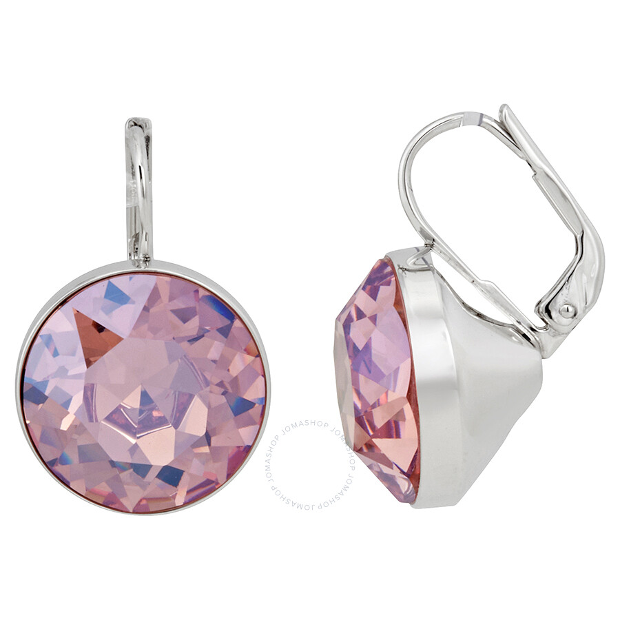 Swarovski Bella Pierced Light Rose Moonlight Crystal Earrings Swarovski Bella Pierced Light Rose Moonlight Crystal Earrings