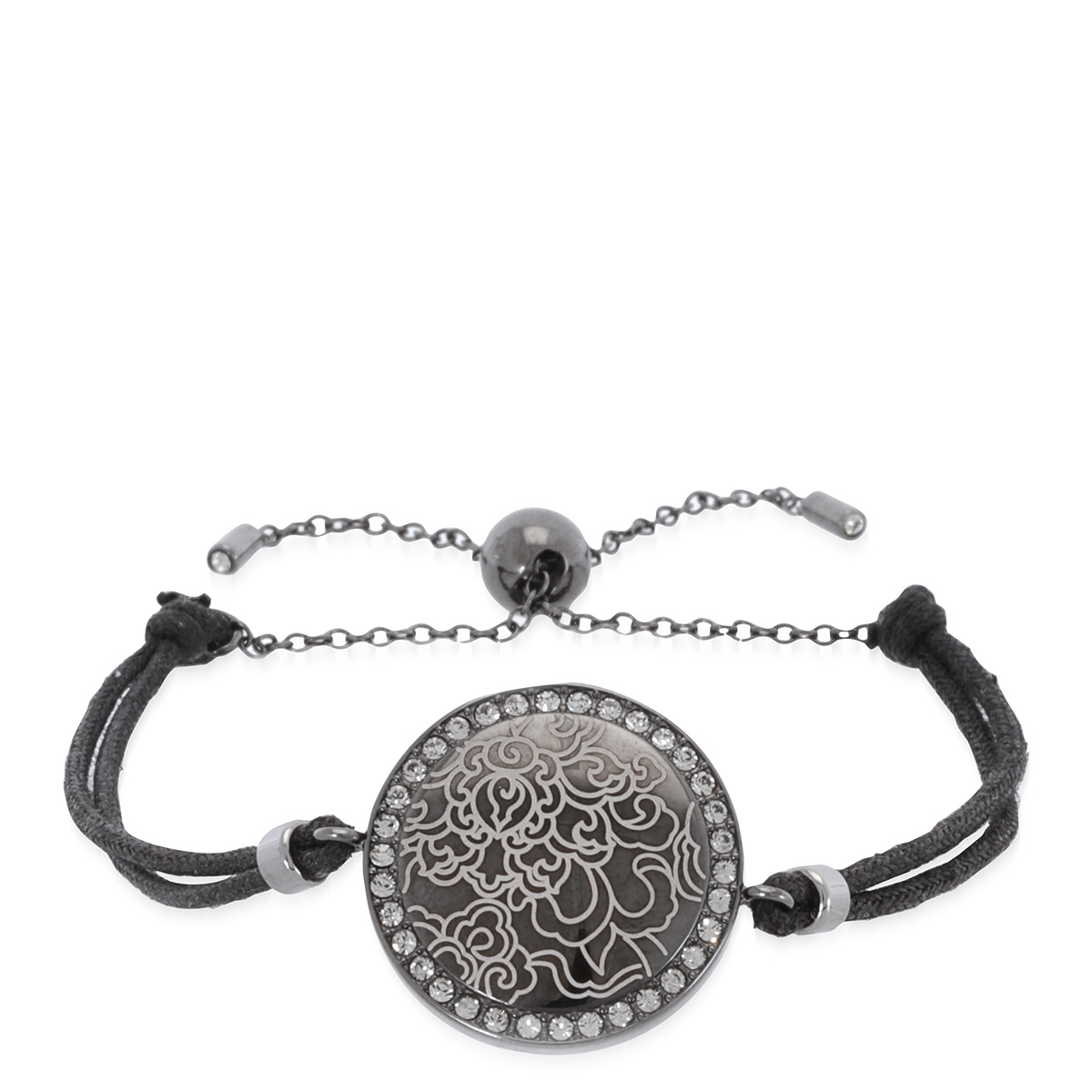 Swarovski Black Connexus Medallion Bracelet 5615189 - Jewelry