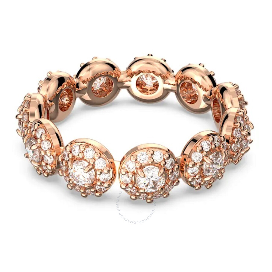 Swarovski Constella Band Ring Band Rose Gold Shiny White White In White