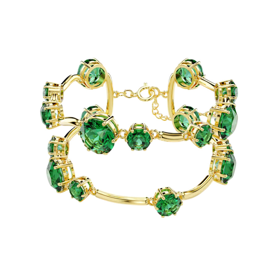 ★セール★Swarovski Constella Crystal Bracelet Swarovski Constella Green Crystal Bracelet 5689219