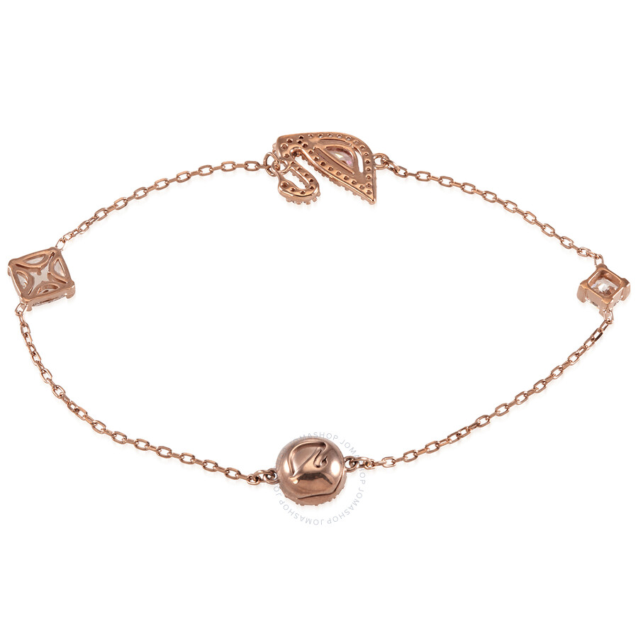 Swarovski Dazzling Swan Bracelet In Pink