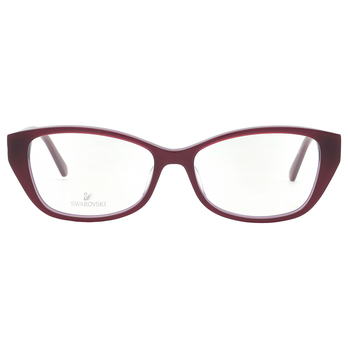 Swarovski EYEGLASSES SK5391-081-53 New with case Swarovski SK5391 081 Purple Cat Eye Eyeglasses Plastic Frame  main image 2