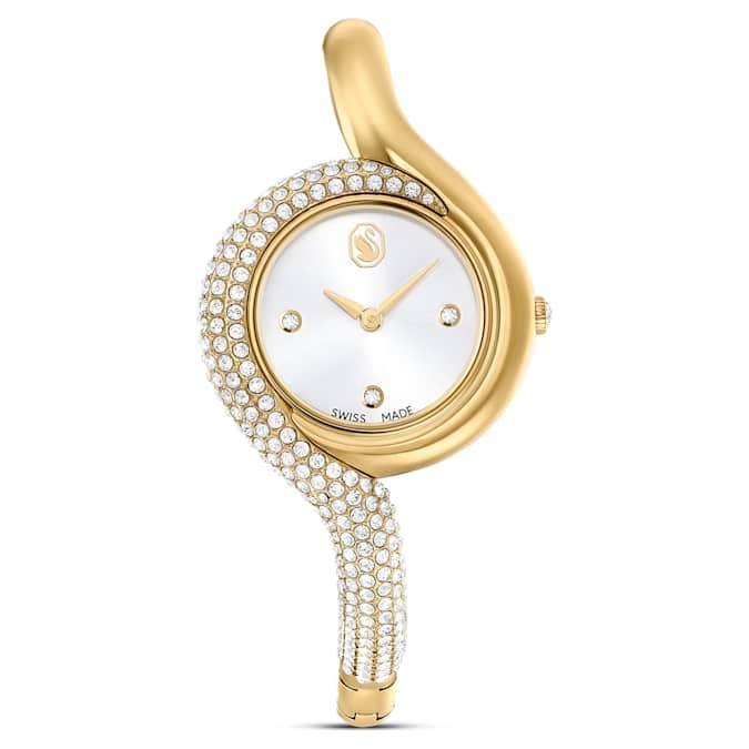 Swarovski Dextera Asymmetric Quartz Silver Dial Ladies Watch