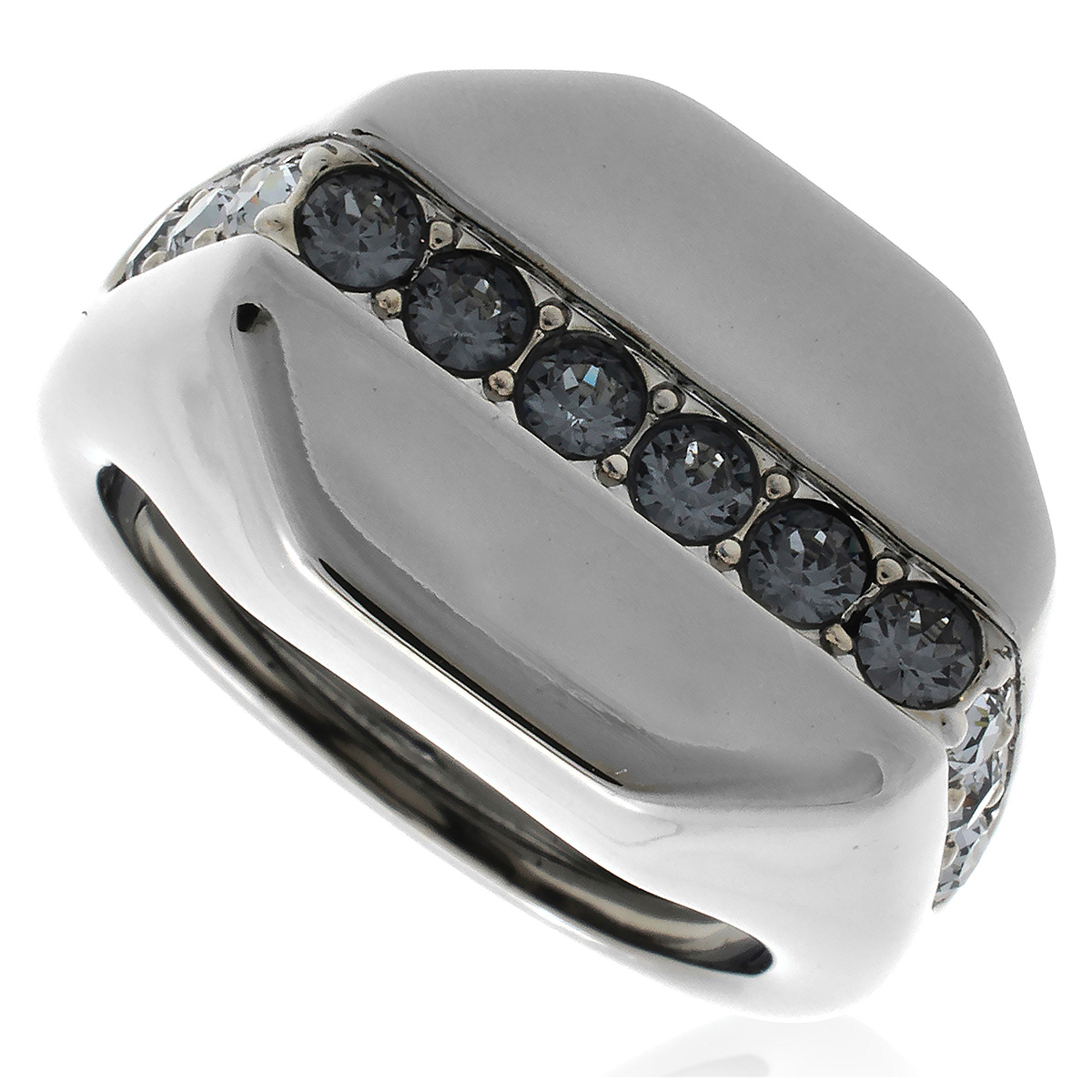 Swarovski Dextera Octagon Shape Ring, Size 50-55 5732868 - Mens