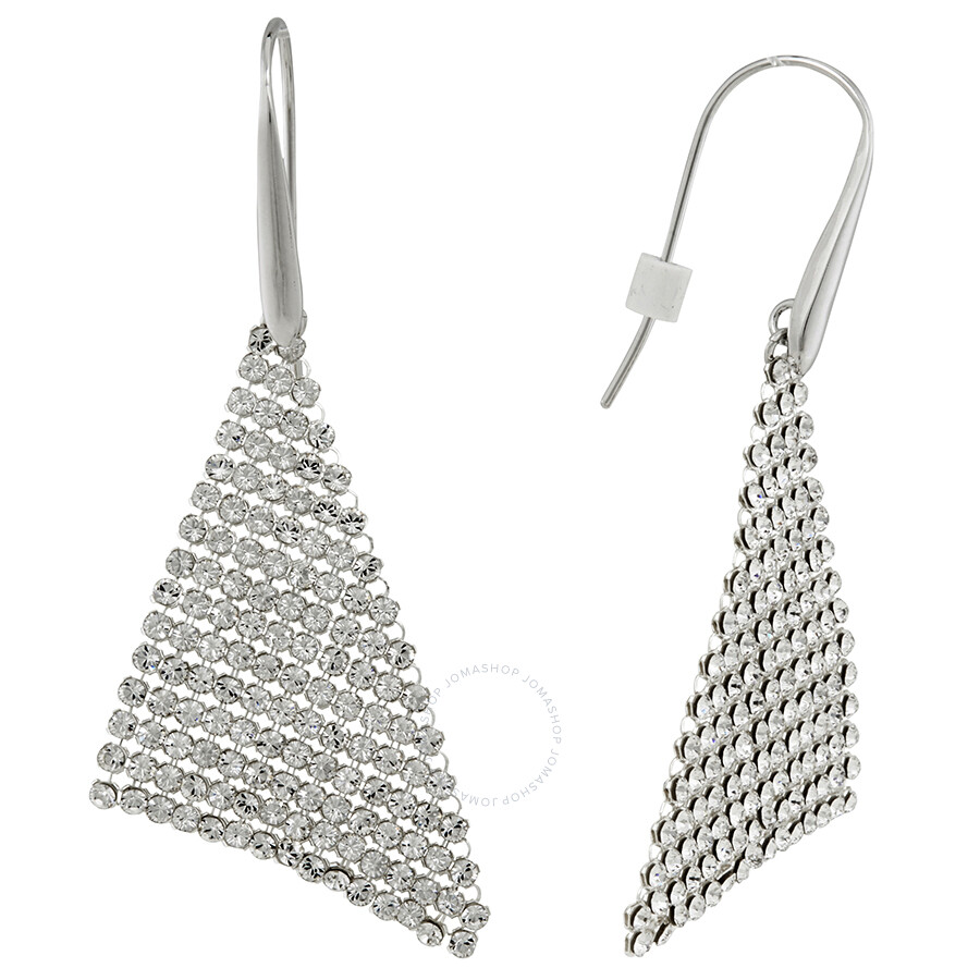 Swarovski Fit Rhodium Plated Earrings Las Jewelry Swarovski Fit Rhodium Plated Earrings