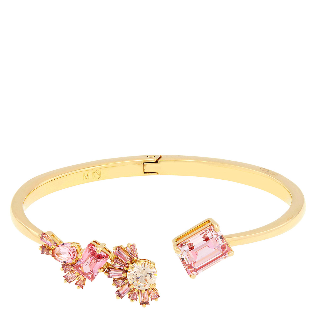 Swarovski Gema Bangle Gold Shiny Pink 5688482 9009656884829