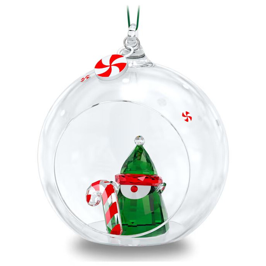 Swarovski Holiday Cheers Santa's Elf Ball Ornament 5596383 191453162305