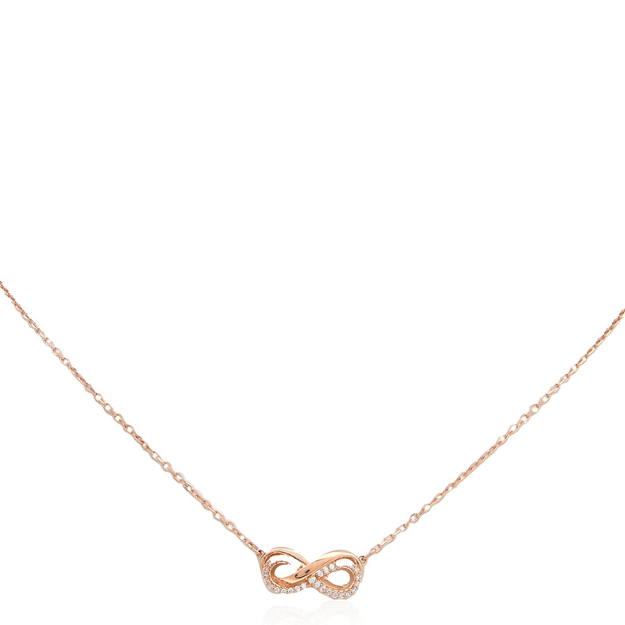 Swarovski Hyperbola Pendant Pave Rose Gold Shiny White In White