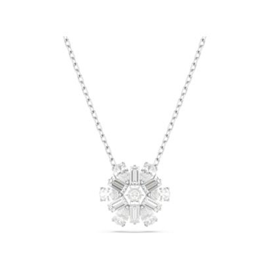 Swarovski Idyllia E Pendant Pendant Rhodium Shiny White In White