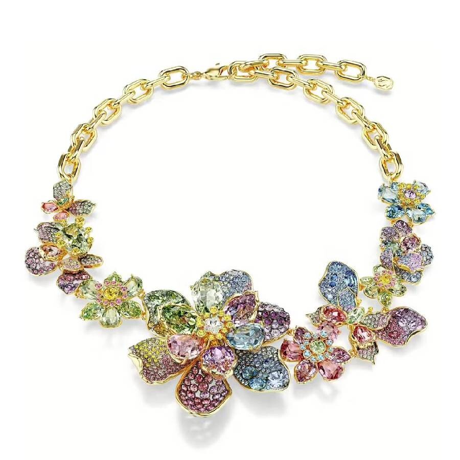 Swarovski Idyllia Multicolored Flower Necklace