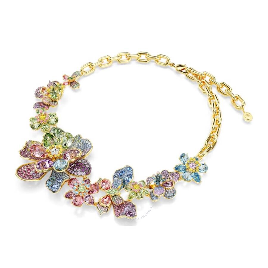 Swarovski Idyllia Multicolored Flower Necklace