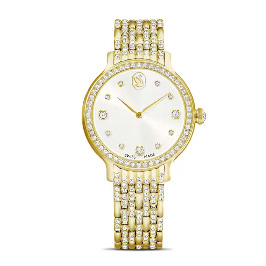 Swarovski ゴールド 時計 City Yellow Gold Tone Swarovski watch, 5213729, diameter 38 mm | eBay