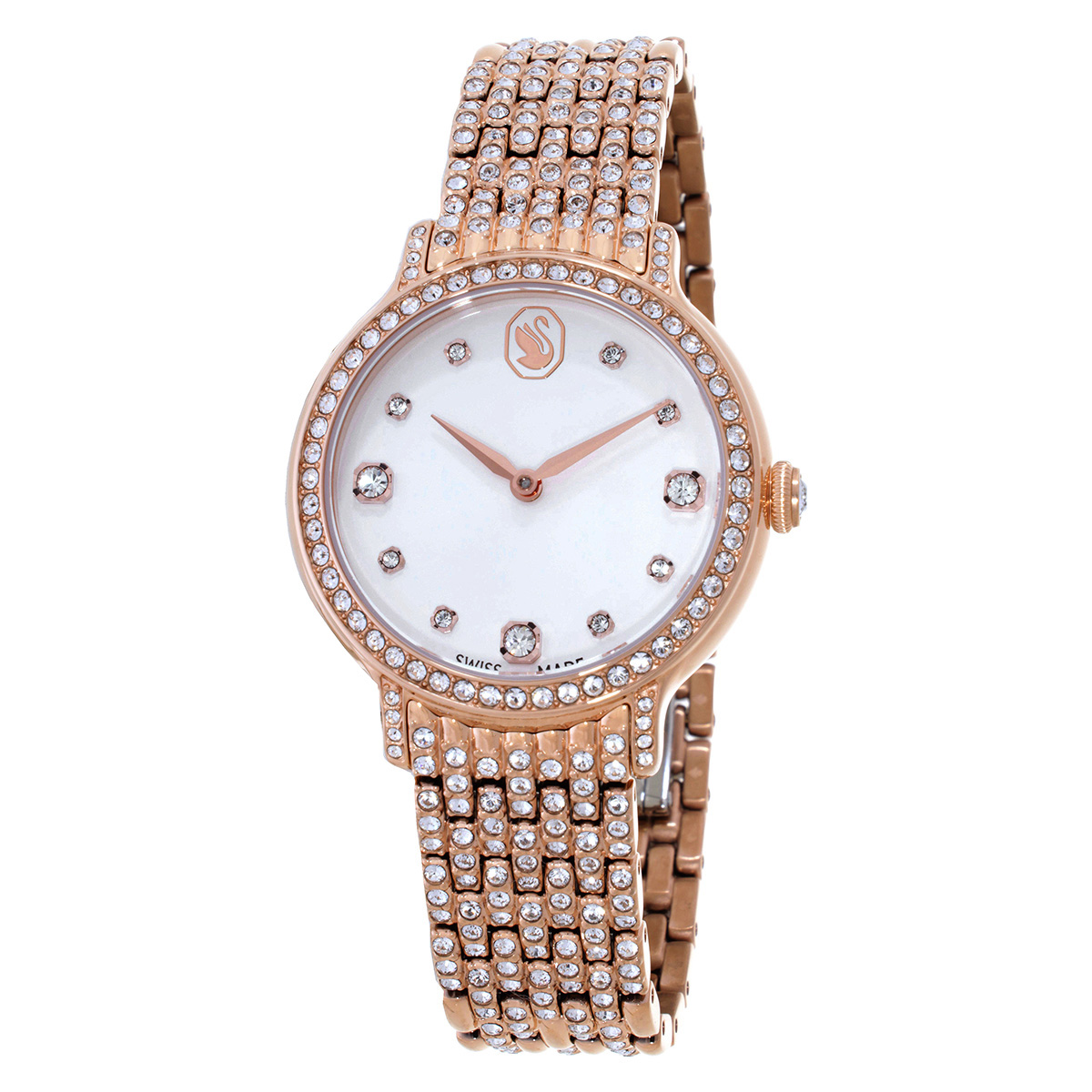 Swarovski Imber Quartz Crystal Silver Dial Ladies Watch 5741227