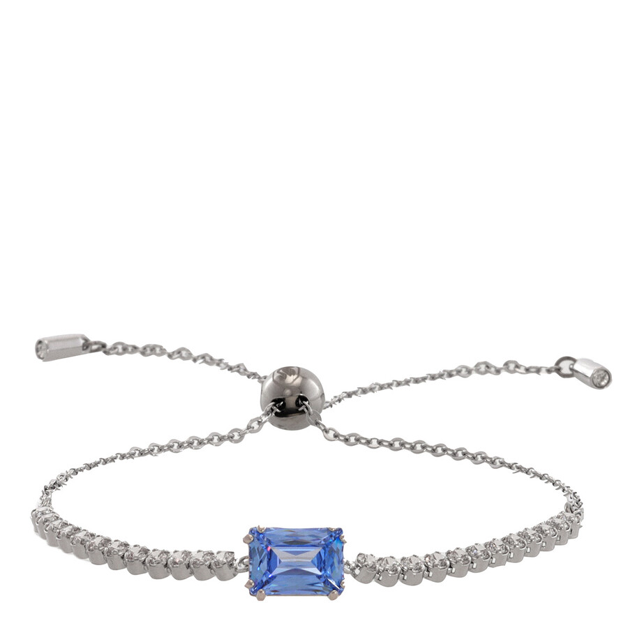 ブレスレット SWAROVSKI Matrix Tennis Blue Rhodium Bracelet M 5693412 Matrix Tennis bracelet, Round cut, Blue, Rhodium plated