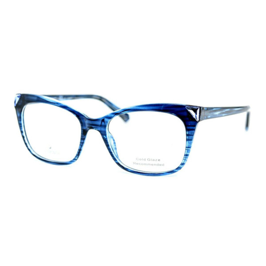 Swarovski Ladies Blue Square Eyeglass Frames SK529209252 889214000125