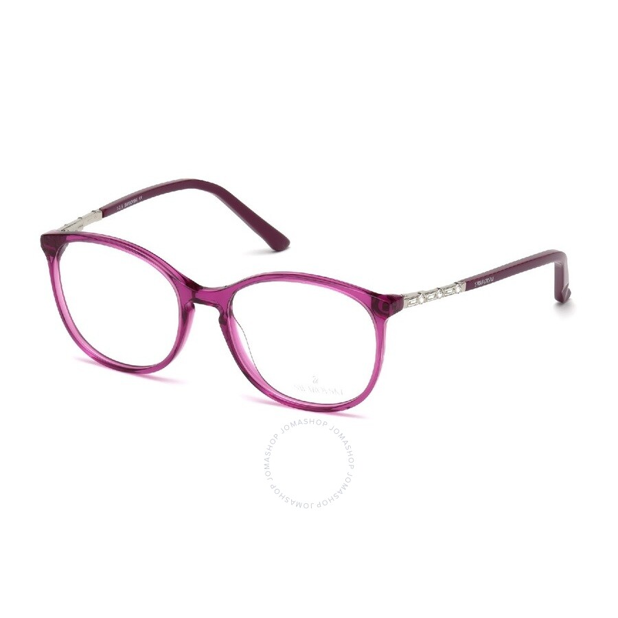 Swarovski Ladies Purple Round Eyeglass Frames SK5163FANCY08152