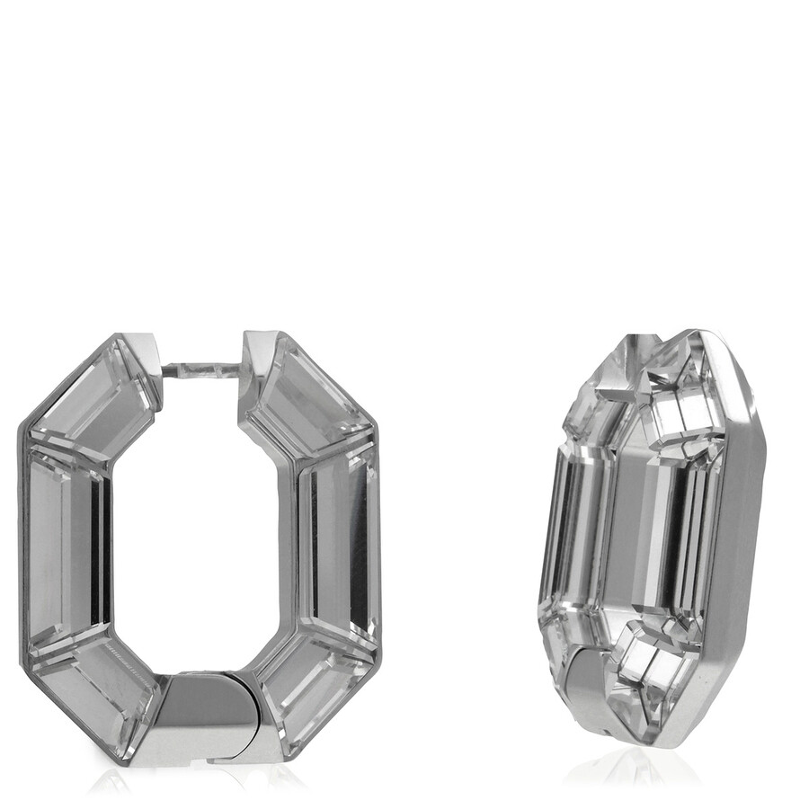 Lucent Octagon Hoop Earrings