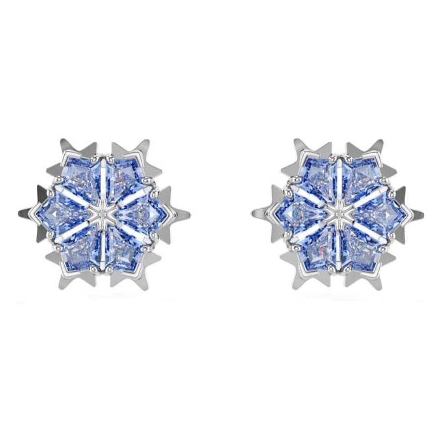 Swarovski Magic Stud Earrings In Blue