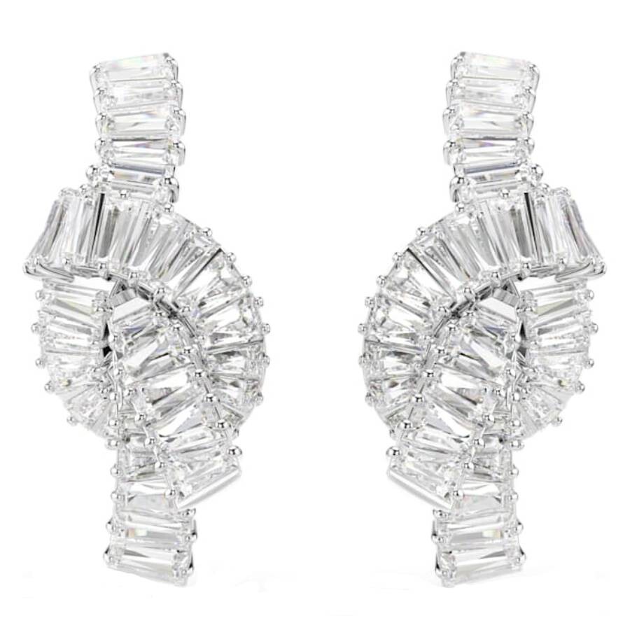 Swarovski Matrix Baguette Cut Crystal Earrings