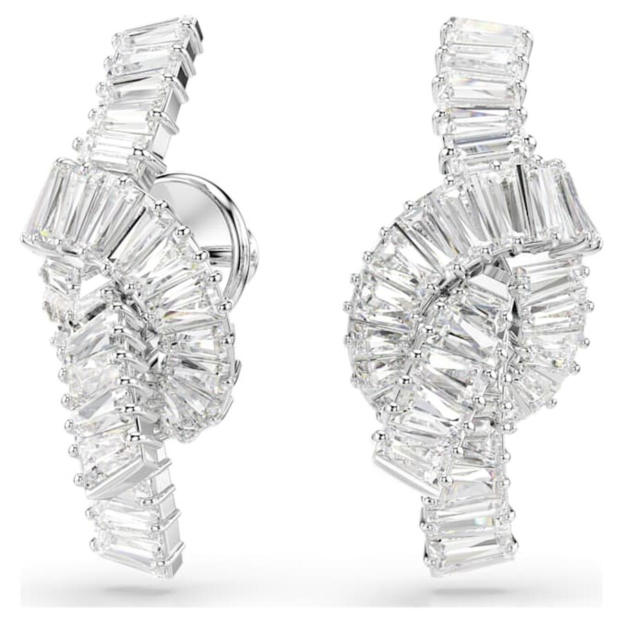 Swarovski Matrix Baguette Cut Crystal Earrings