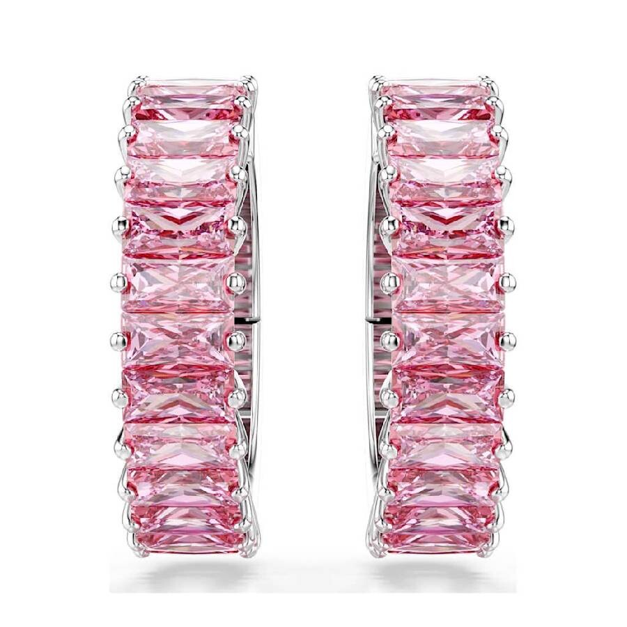 Swarovski Matrix Baguette-cut Cuff Earrings