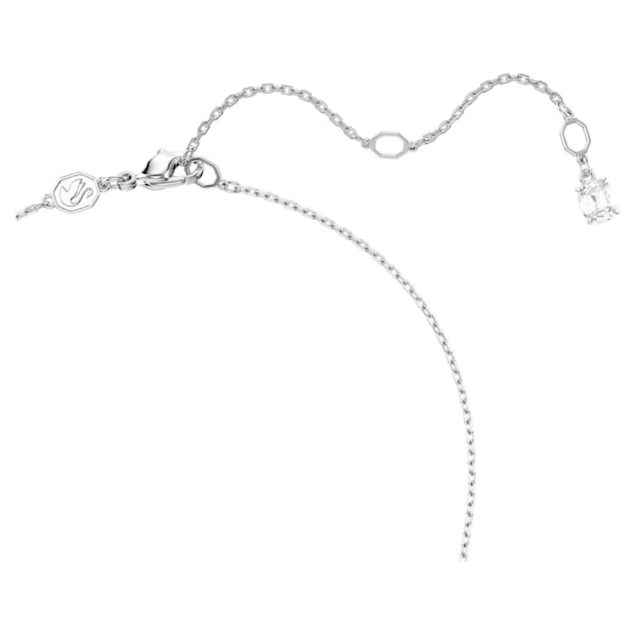 Swarovski Matrix Gradient Of Round Cuts Necklace In White