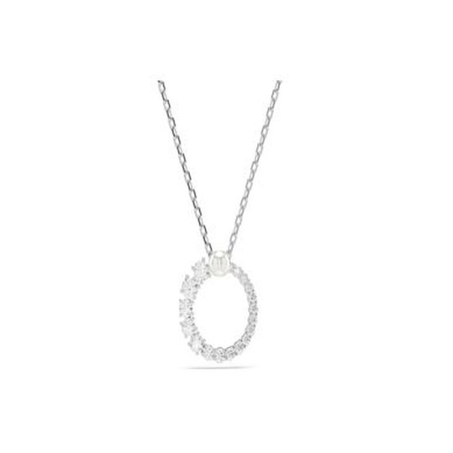 Swarovski Matrix Pendant Rhodium Shiny White In White