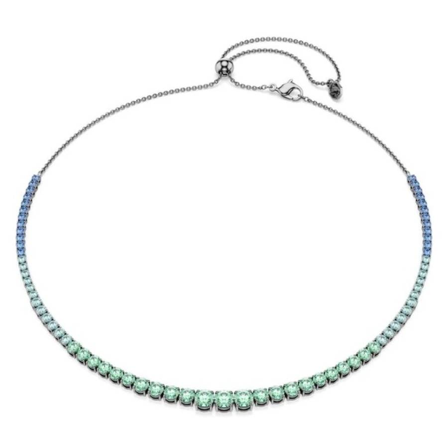 Swarovski Matrix Rhodium-Plated Crystal Necklace 5751192