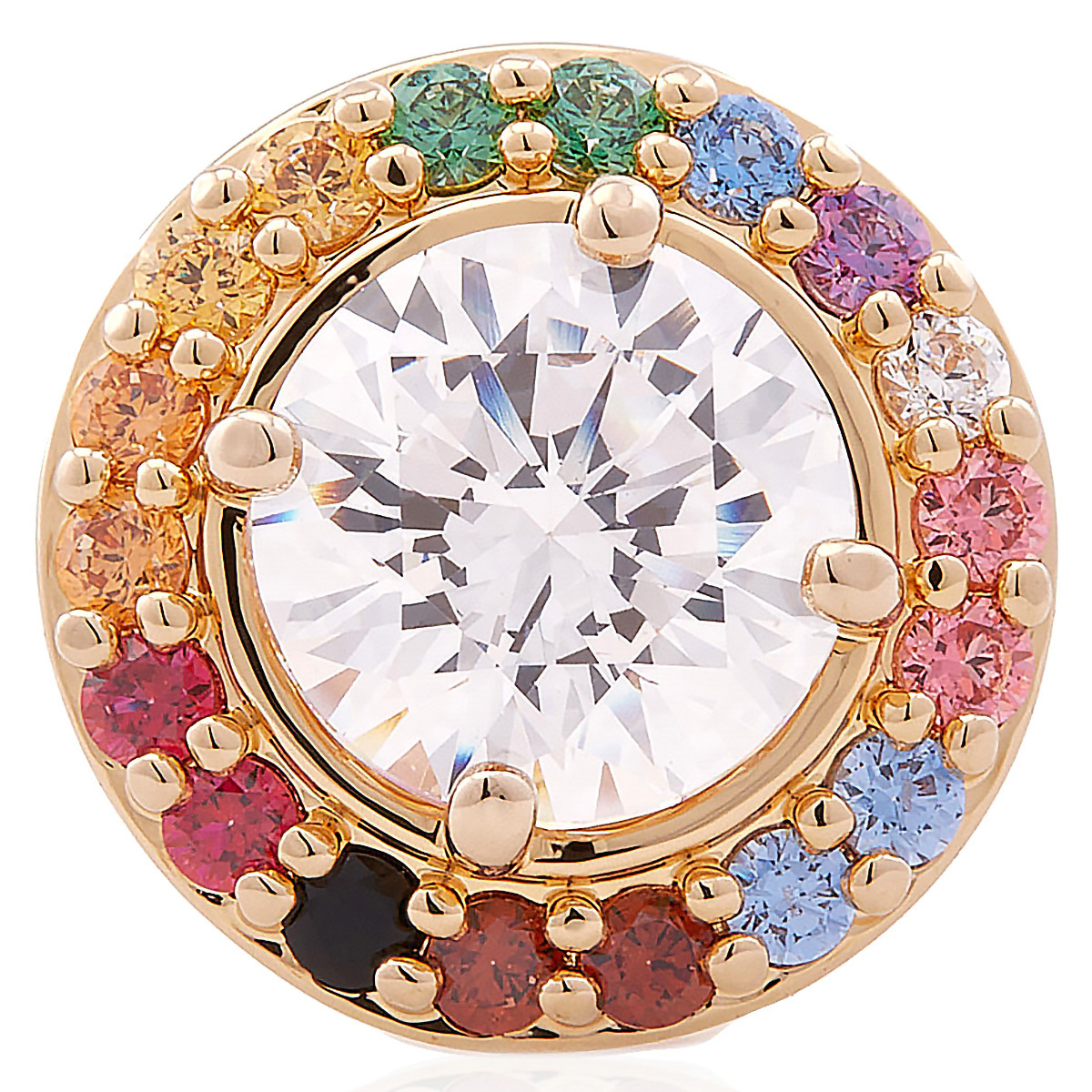 Swarovski Matrix Tack Pin Gold Shiny Multi 5685576 9009656855768