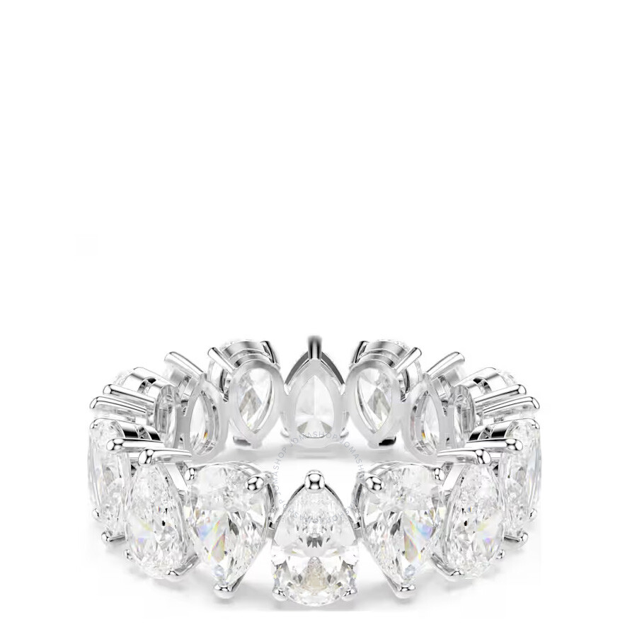 Swarovski Matrix Vittore Pear Cut Ring In White