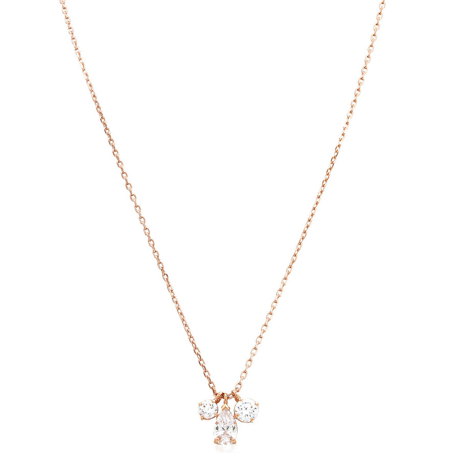 Swarovski Mesmera Rose Gold-tone Plated Pendant Necklace In Gold