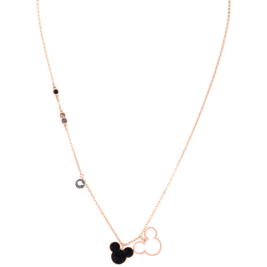 Swarovski mickey and minnie necklace clearance