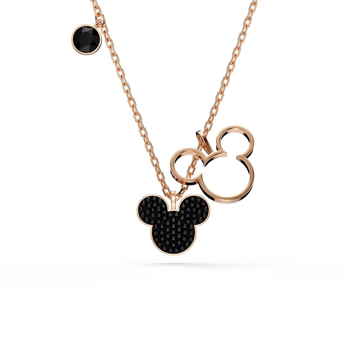 Swarovski Mickey & Minnie Pendant Necklace 5737559 9009657375593