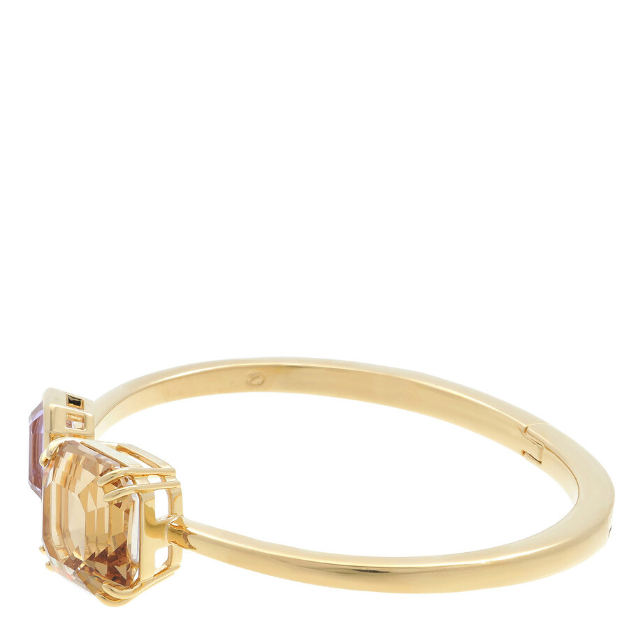 Swarovski Millenia Octagon-cut Gemstone Bracelet In Gold