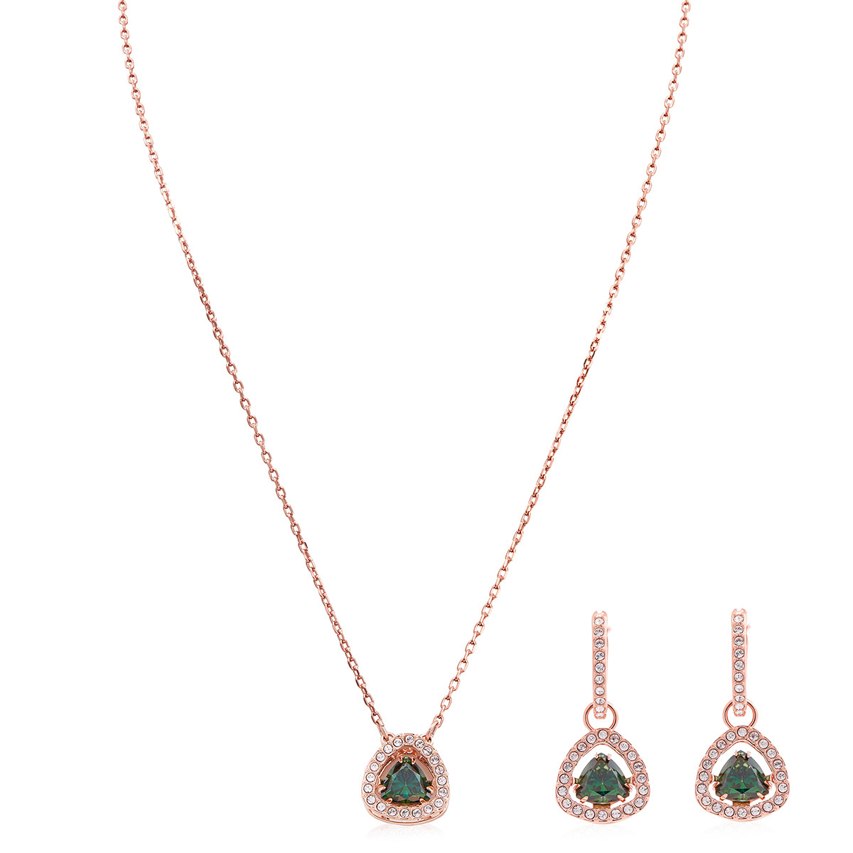 5602846 Swarovski Millenia Pendant and Earring Set 5639758 191453198014 ...